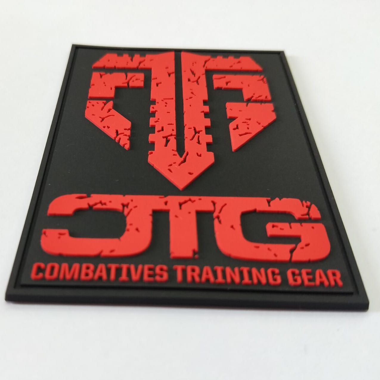 CTG Rubber Patch with "Combatives Training Gear" Logo rough