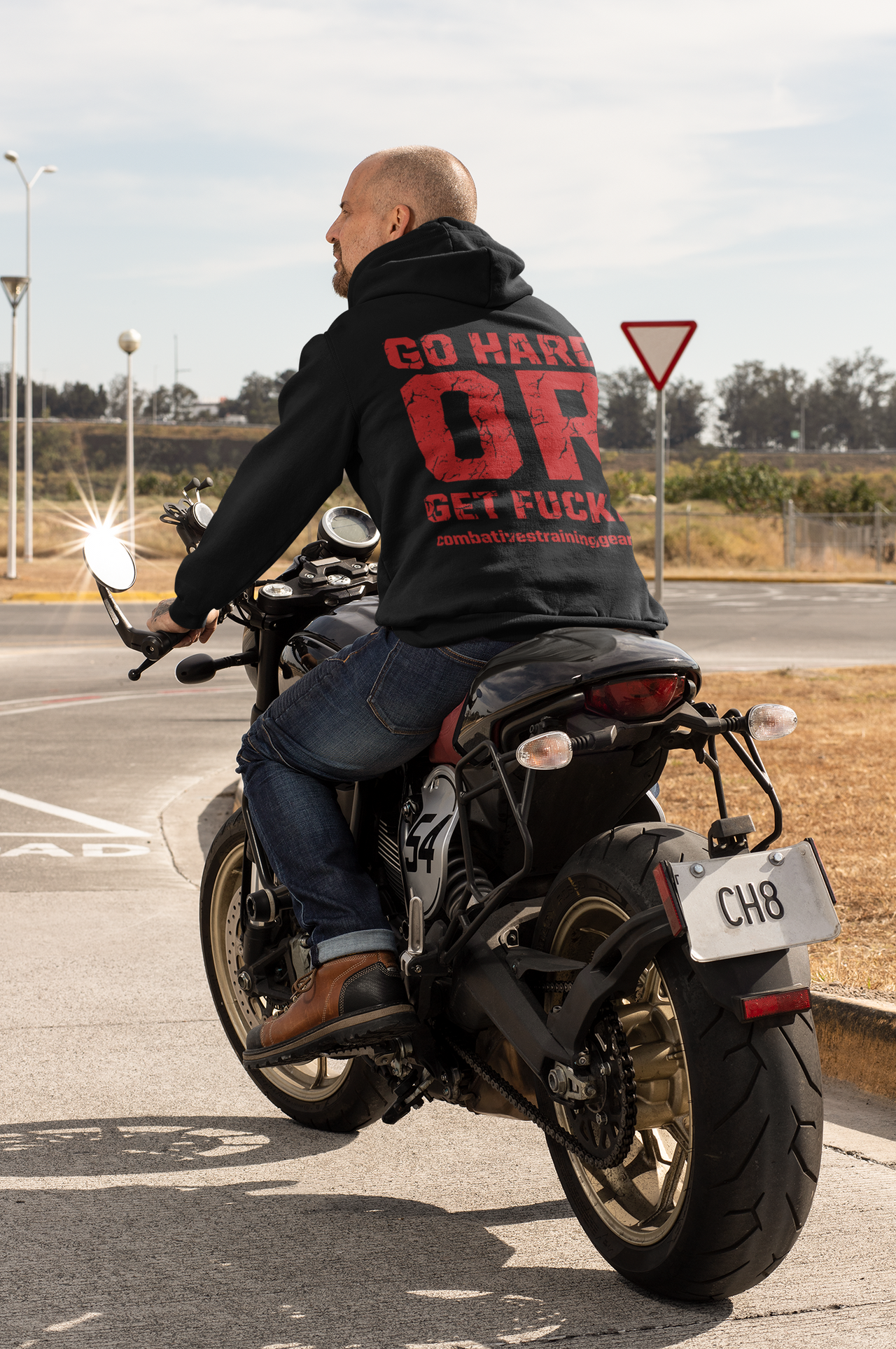CTG Hoodie | GO HARD OR GET FUCKED | rough